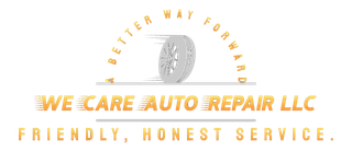 We Care Auto Repair, A Better Way Forward emblem